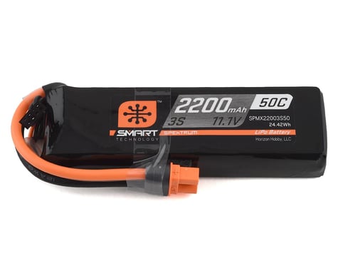 Spektrum 2200mAh 3S 11.1V 50C Smart Lipo